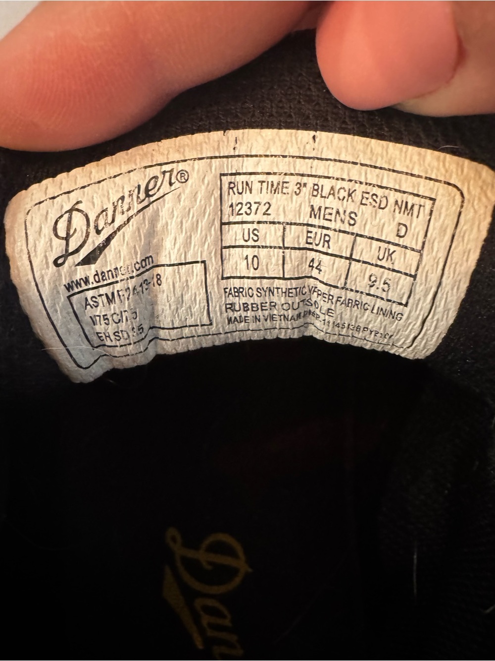 Danner Men's Olive Green and Black Trail Shoes - Picture 8 of 8